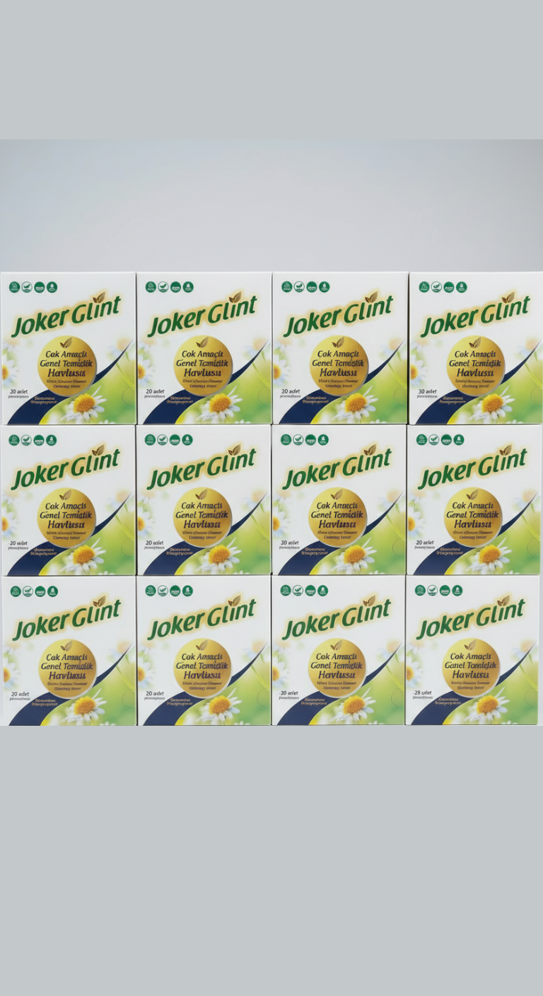 12 ADET JOKER GLİNT GENEL TEMİZLİK HAVLUSU