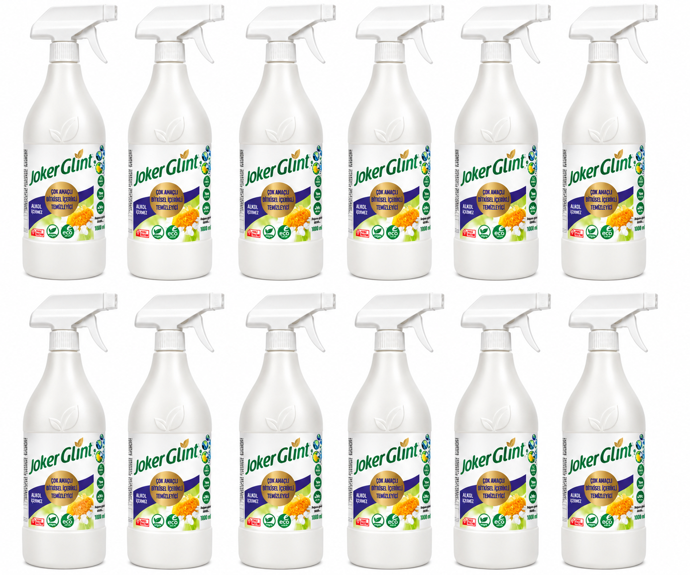 Joker Glint Çok Amaçlı Bitkisel İçerikli Temizleyici 12X1 LT
