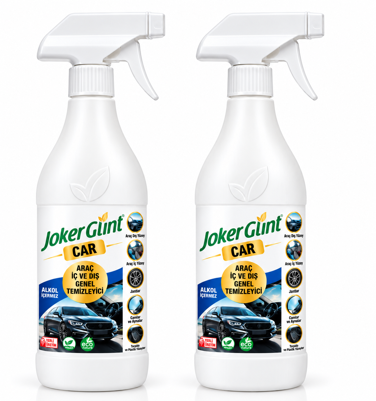 Joker Glint Car Araç İç ve Dış Temizleyici  2X1 LT