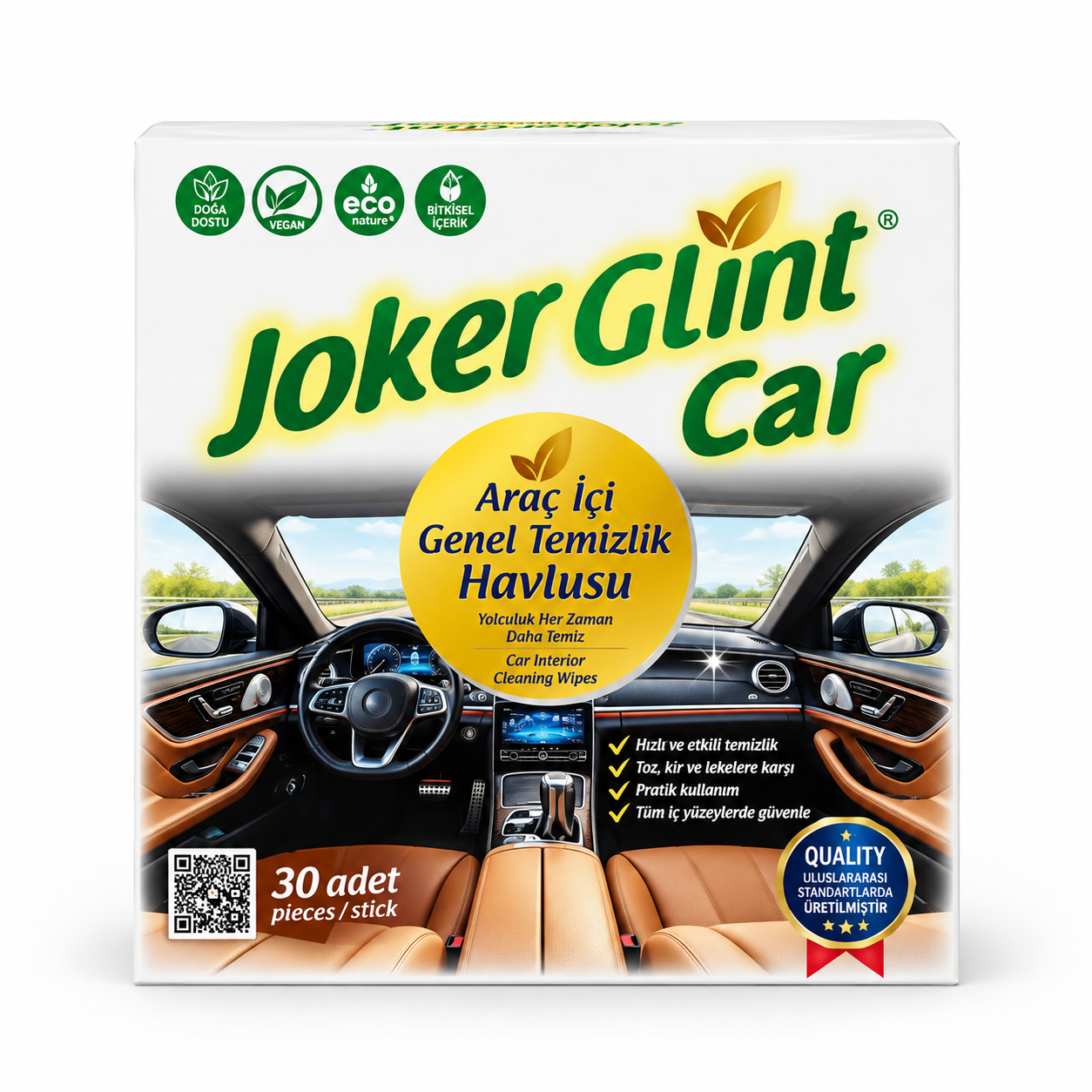 Joker Glint - Araç İçi Genel Temizlik Havlusu