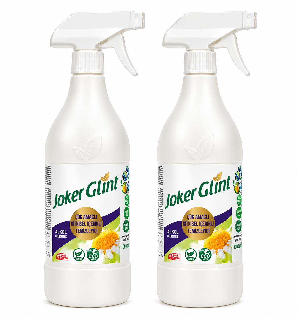 Joker Glint Çok Amaçlı Bitkisel içerikli Temizleyici 2x1 LT